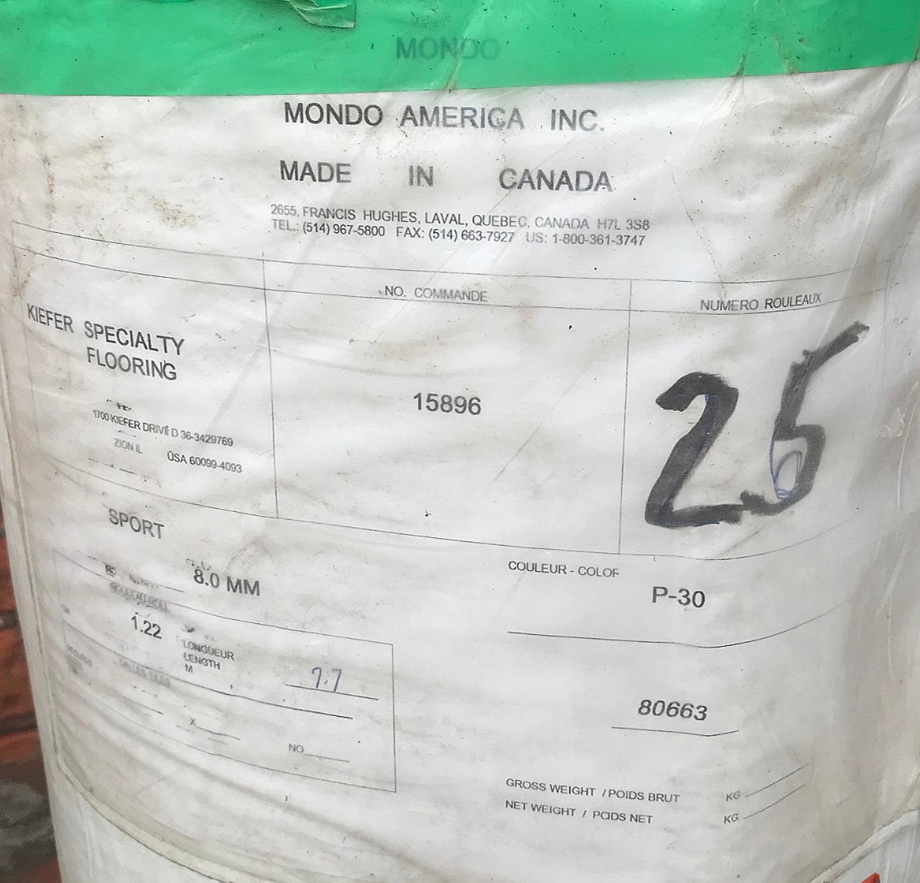 MONDO KIEFER SPECIALTY FLOORING SPORTS FLOORING FREESHIP