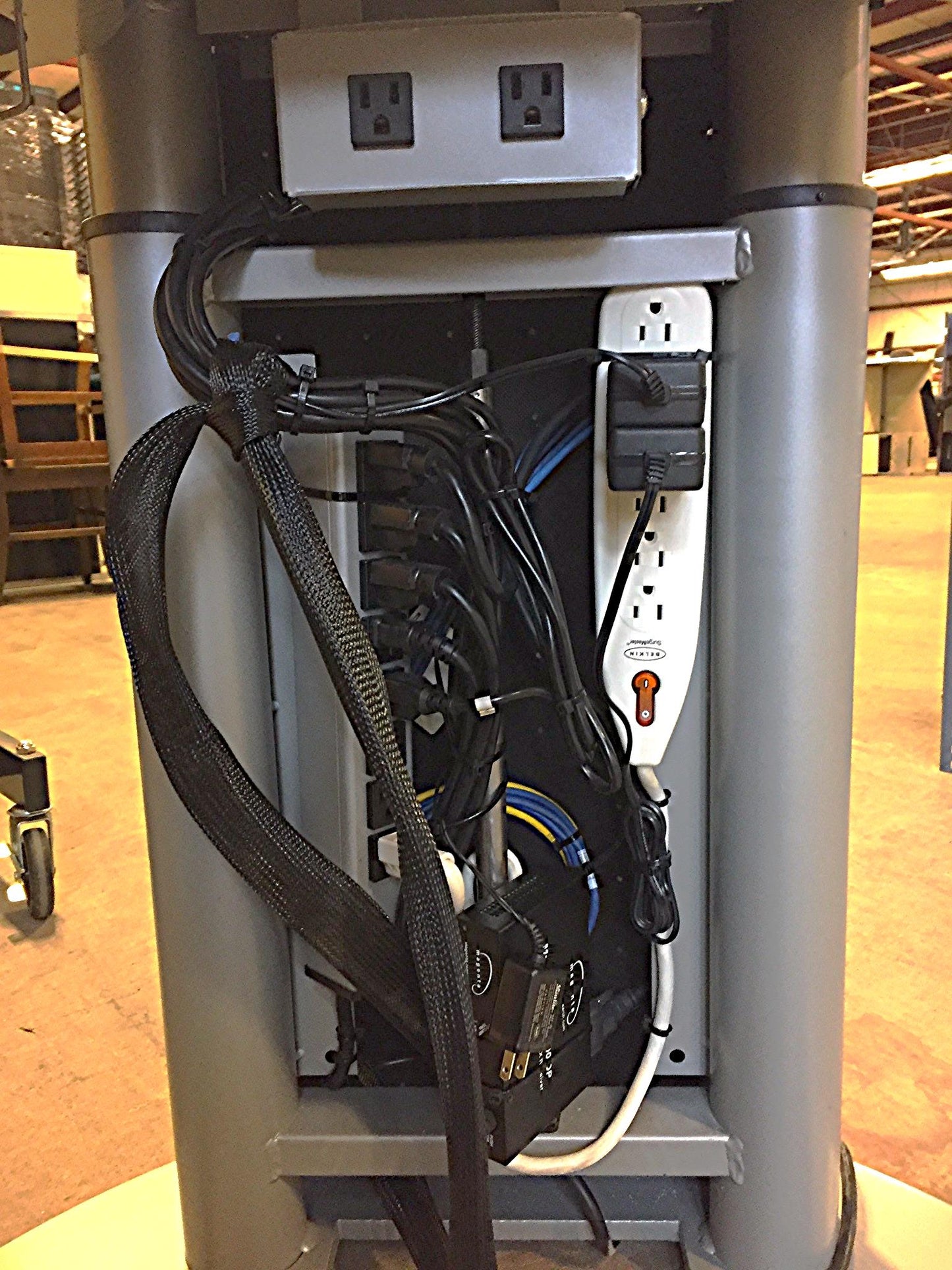 KI WHARTON LECTERN HEIGHT ADJUST PODIUM MOBILE CART DRAWER WATCH VIDEO FREESHIP