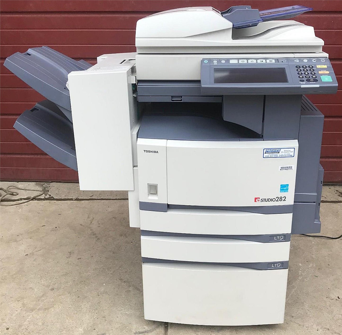 TOSHIBA e-STUDIO 282 HIGH VOLUME COLOR PRINTER COPIER FREE SHIP BUSINESS w/ DOCK