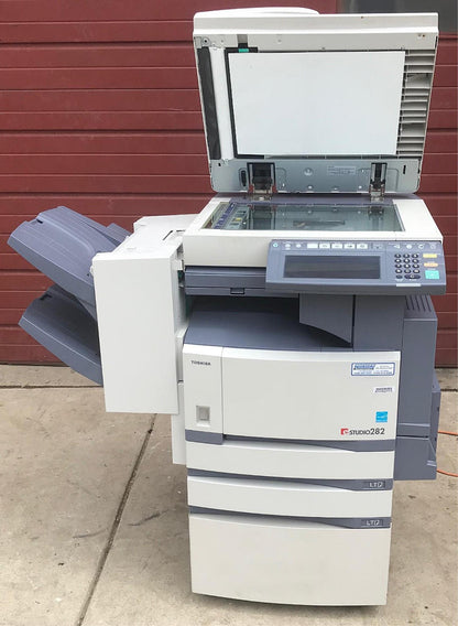 TOSHIBA e-STUDIO 282 HIGH VOLUME COLOR PRINTER COPIER FREE SHIP BUSINESS w/ DOCK