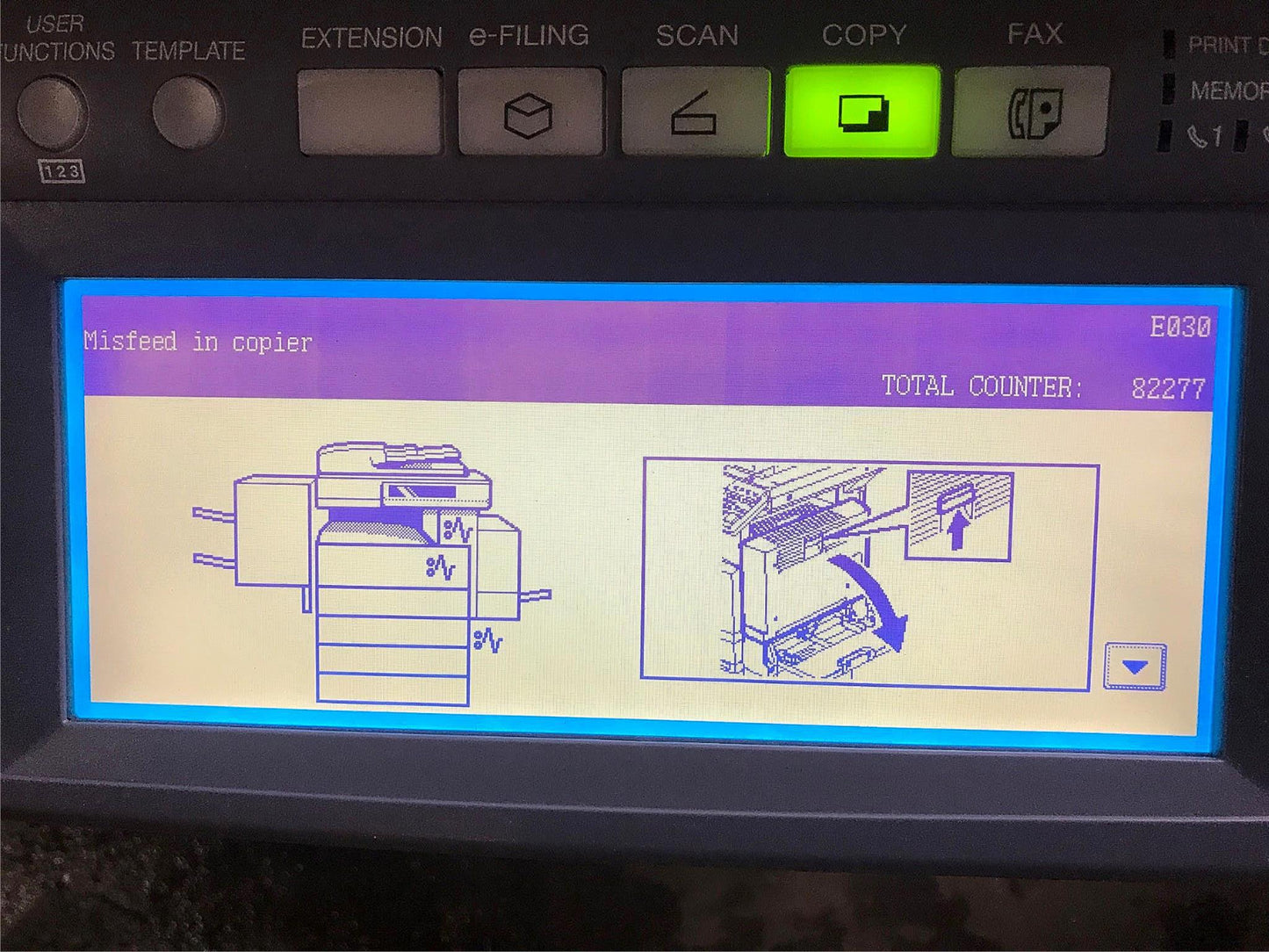 TOSHIBA e-STUDIO 282 HIGH VOLUME COLOR PRINTER COPIER FREE SHIP BUSINESS w/ DOCK