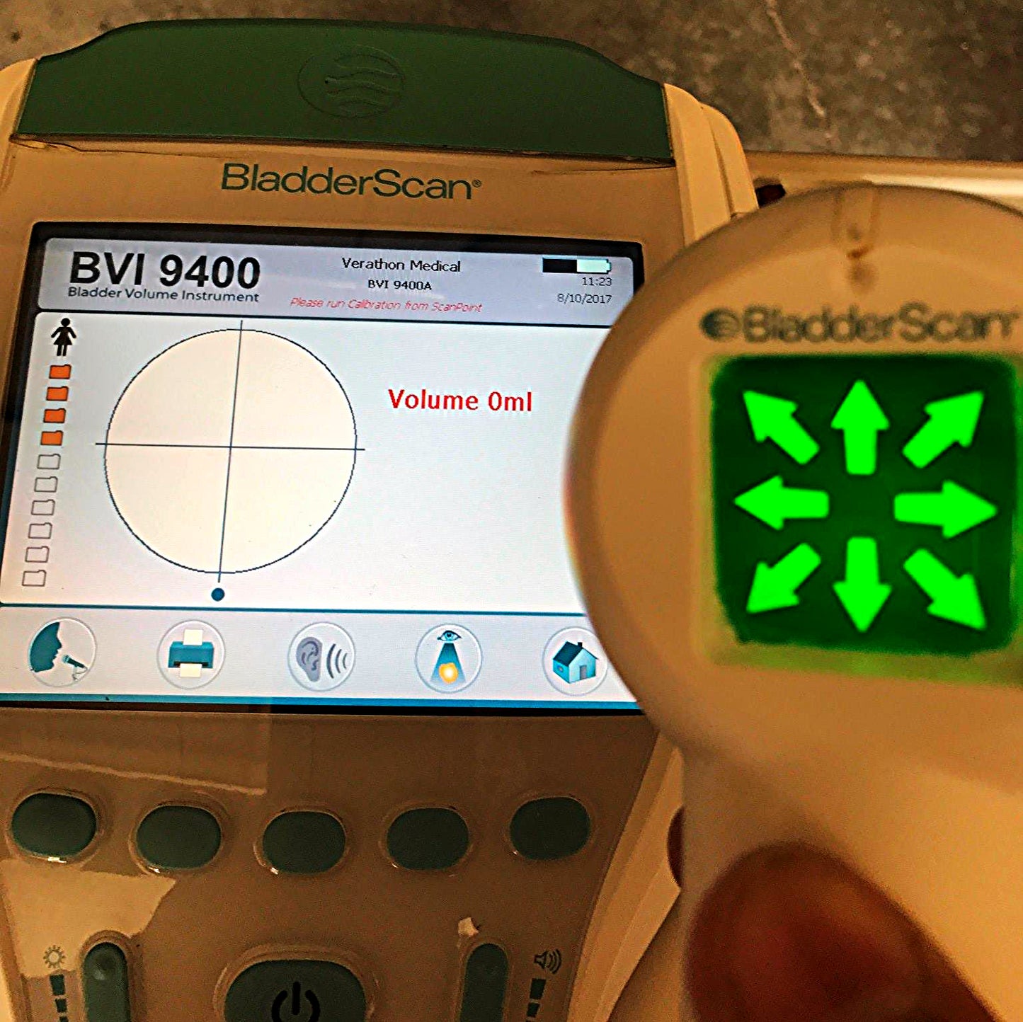 VERATHON BVI9400 BLADDER VOLUME SCAN 3D ULTRASOUND TRANSDUCER BATTERY WATCHVIDEO