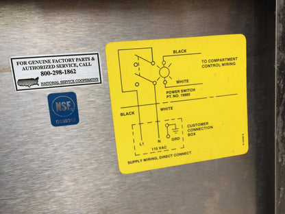 CLEVELAND 24CDM RESTAURANT KITCHEN STEAMER DIRECT STEAM 115Volt 1PHASE FREE SHIP