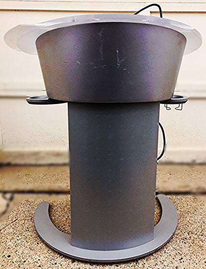 KI WHARTON LECTERN HEIGHT ADJUST PODIUM MOBILE CART DRAWER WATCH VIDEO FREESHIP