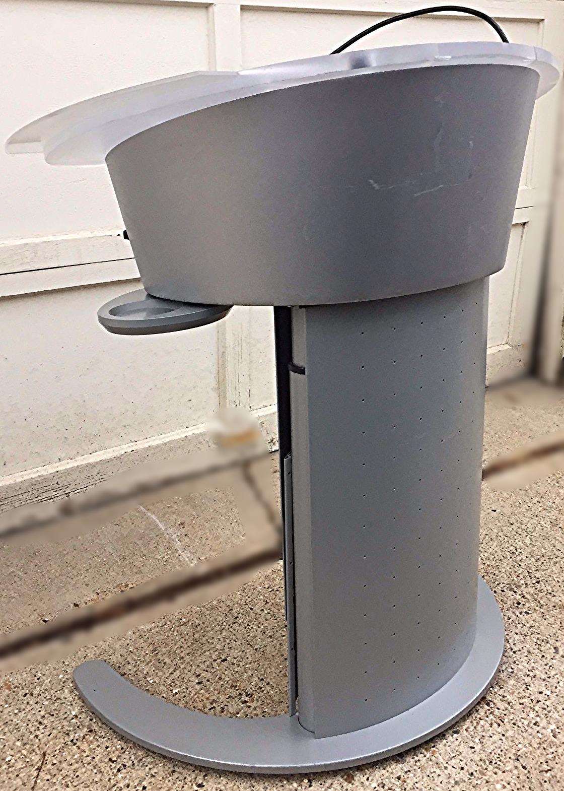 KI WHARTON LECTERN HEIGHT ADJUST PODIUM MOBILE CART DRAWER WATCH VIDEO FREESHIP