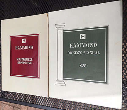 HAMMOND 820 ORGAN with ORIGINAL BENCH & MANUAL WATCH VIDEO OF THIS UNIT WORKING