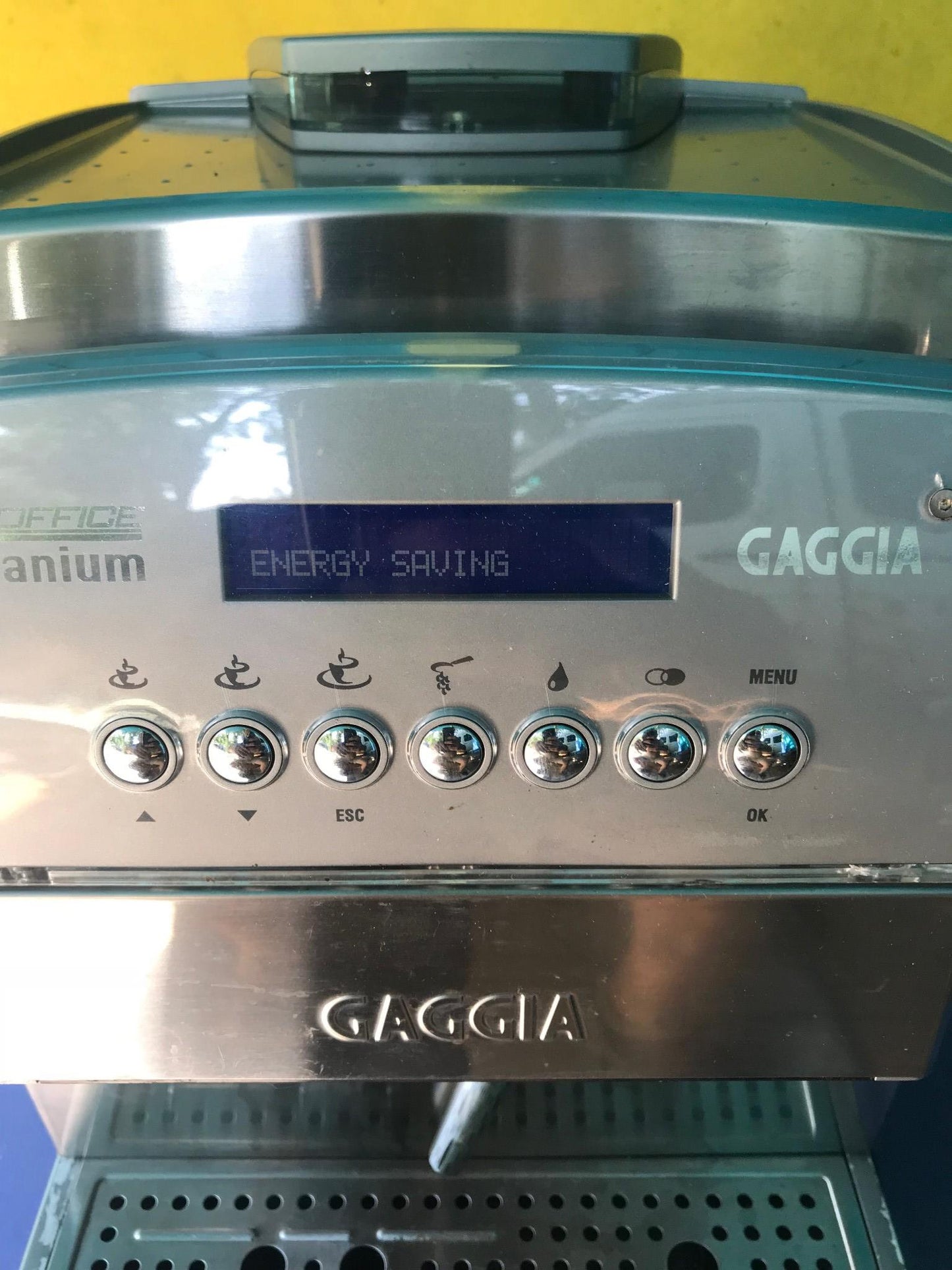 GAGGIA OFFICE TITANIUM SUPER AUTOMATIC ESPRESSO COFFEE MACH WATCH VIDEO FREESHIP