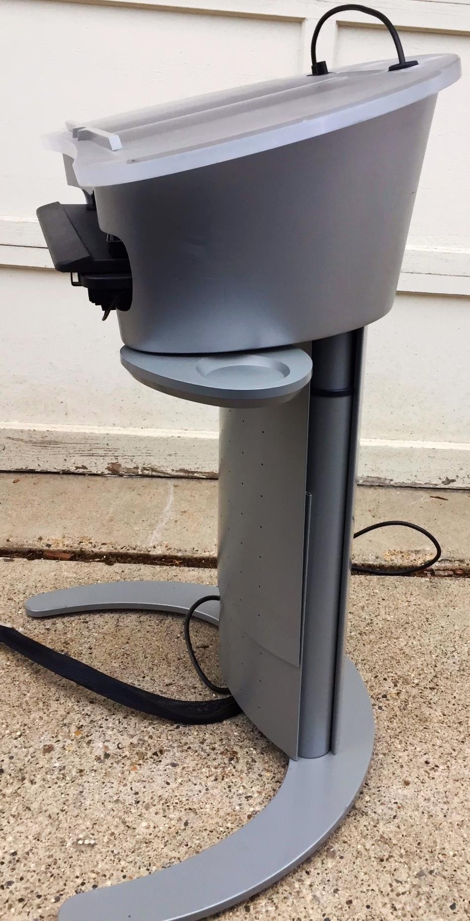 KI WHARTON LECTERN HEIGHT ADJUST PODIUM MOBILE CART DRAWER WATCH VIDEO FREESHIP