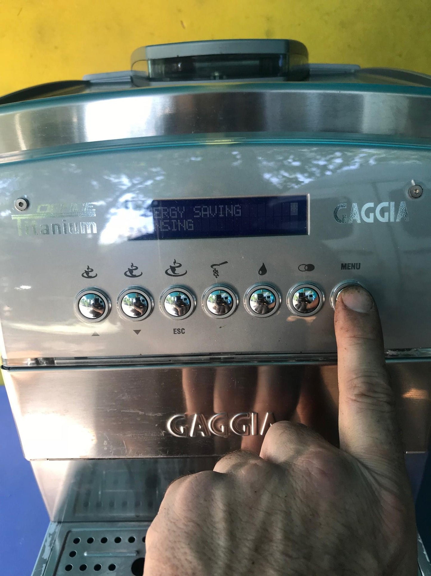 GAGGIA OFFICE TITANIUM SUPER AUTOMATIC ESPRESSO COFFEE MACH WATCH VIDEO FREESHIP