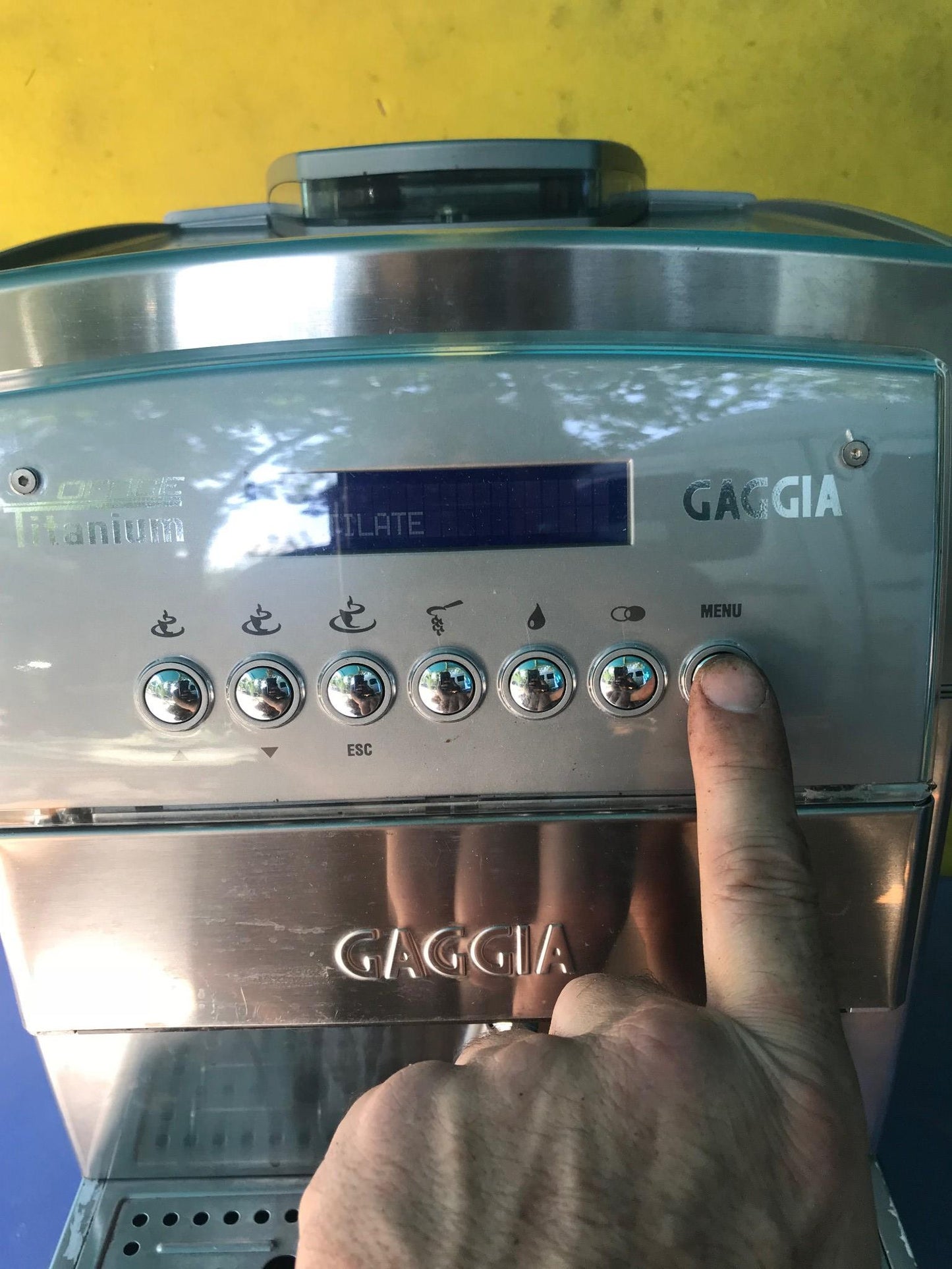 GAGGIA OFFICE TITANIUM SUPER AUTOMATIC ESPRESSO COFFEE MACH WATCH VIDEO FREESHIP