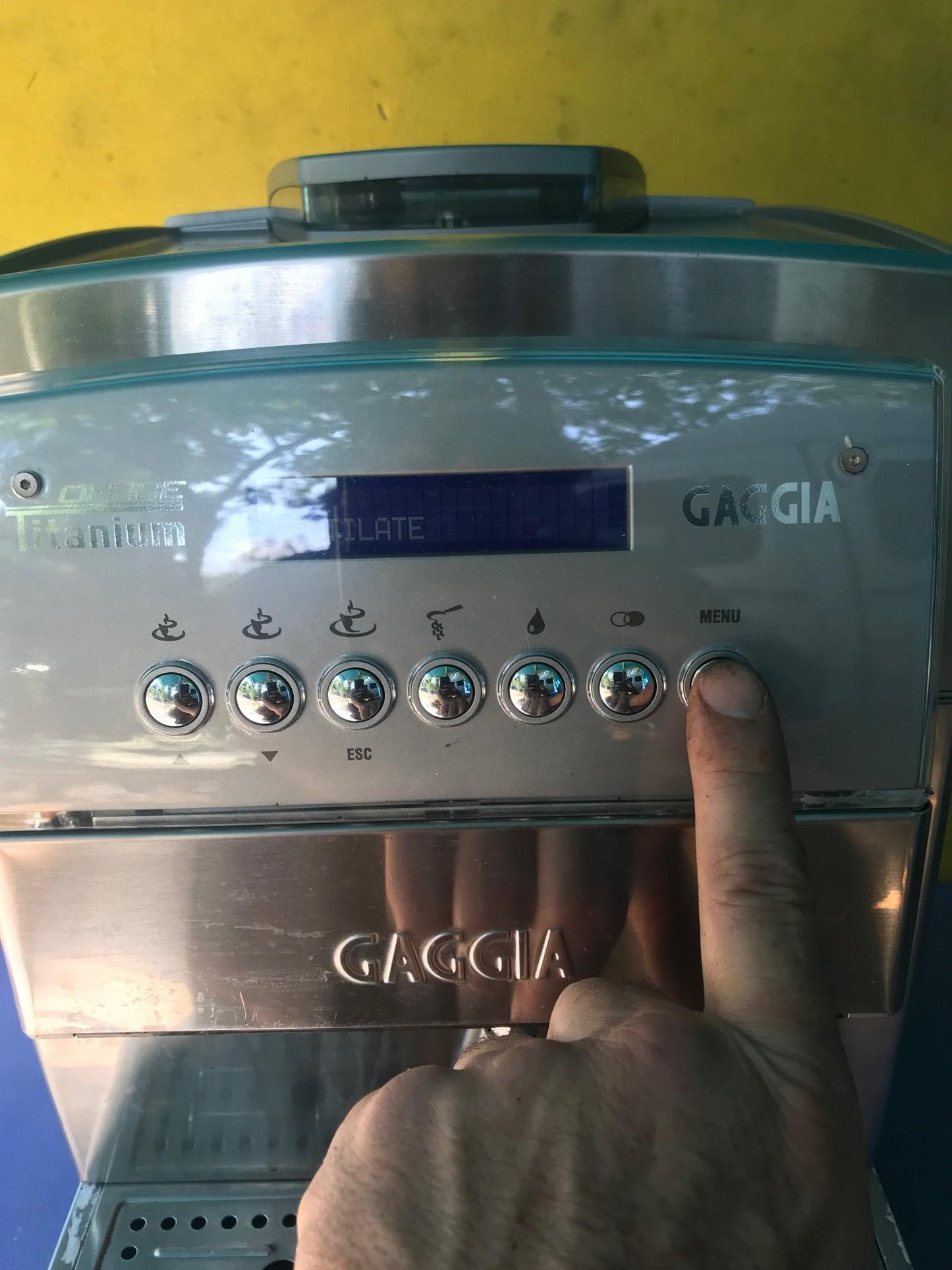 GAGGIA OFFICE TITANIUM SUPER AUTOMATIC ESPRESSO COFFEE MACH WATCH VIDEO FREESHIP