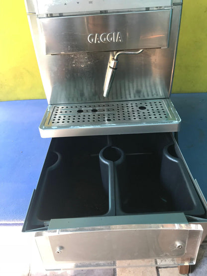 GAGGIA OFFICE TITANIUM SUPER AUTOMATIC ESPRESSO COFFEE MACH WATCH VIDEO FREESHIP