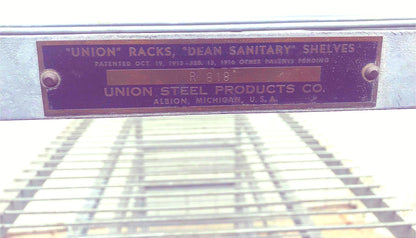 BAKER'S RACK CART 8SHELVES on Wheels RARE INDUSTRIAL VINTAGE GALVANIZED FREESHIP