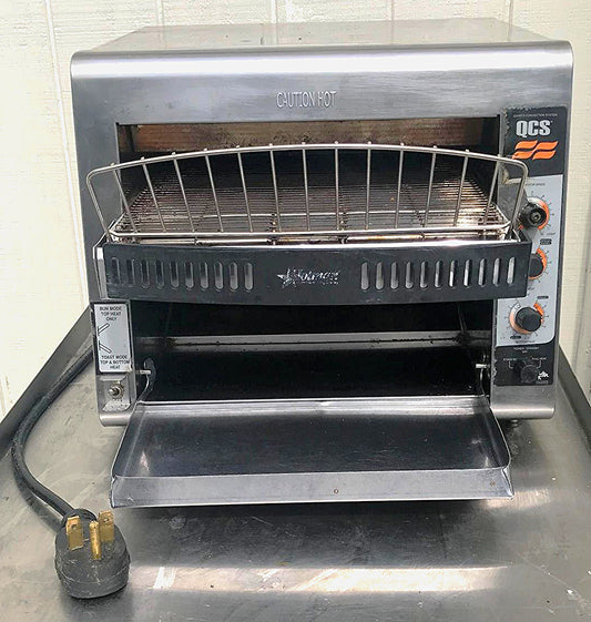 STAR HOLMAN QCS-3-1400HB CONVEYOR COMMERCIAL TOASTER WATCH VIDEO FREE SHIPPING