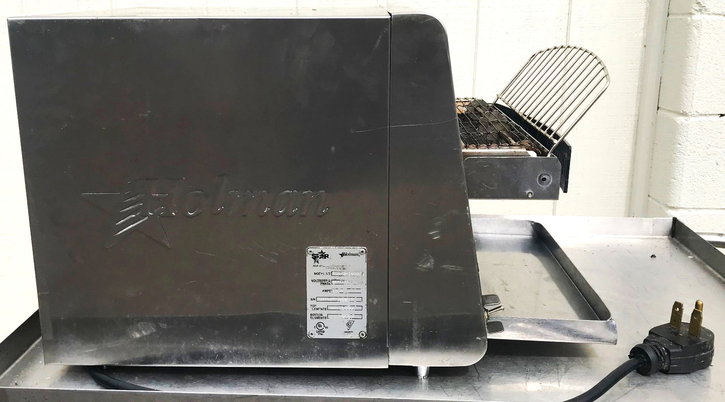 STAR HOLMAN QCS-3-1400HB CONVEYOR COMMERCIAL TOASTER WATCH VIDEO FREE SHIPPING