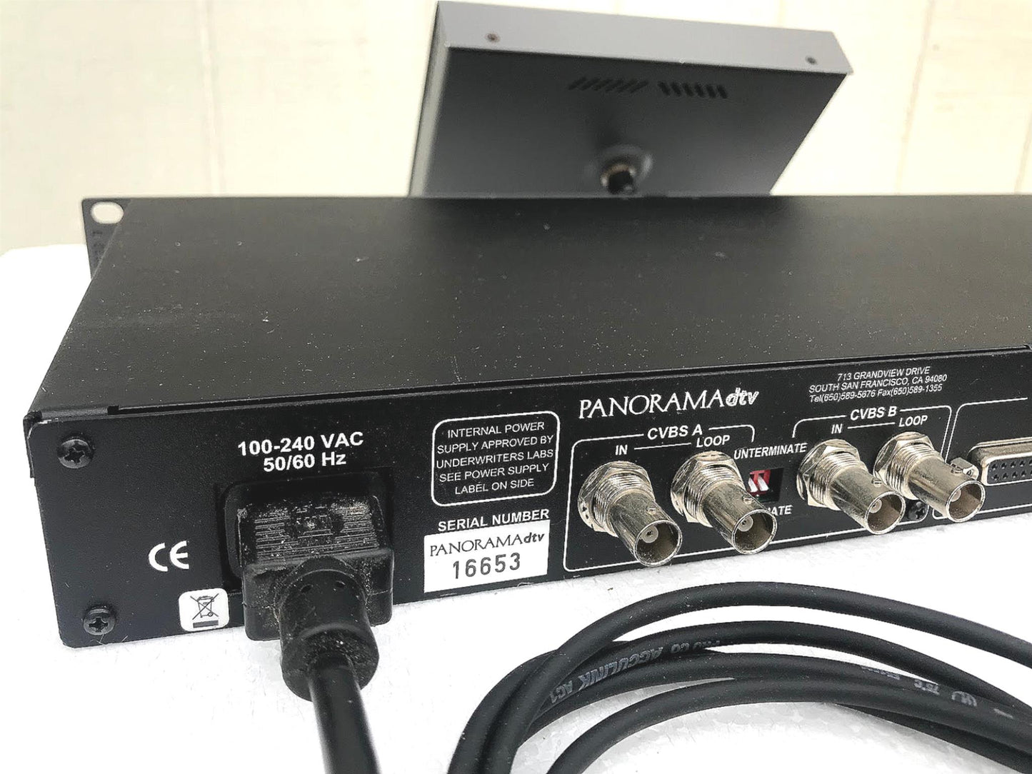 PANORAMA dtv VPOD-6.8 AVM-FLEX Series AUDIO VIDEO MONITOR & CABLES FREE SHIPPING