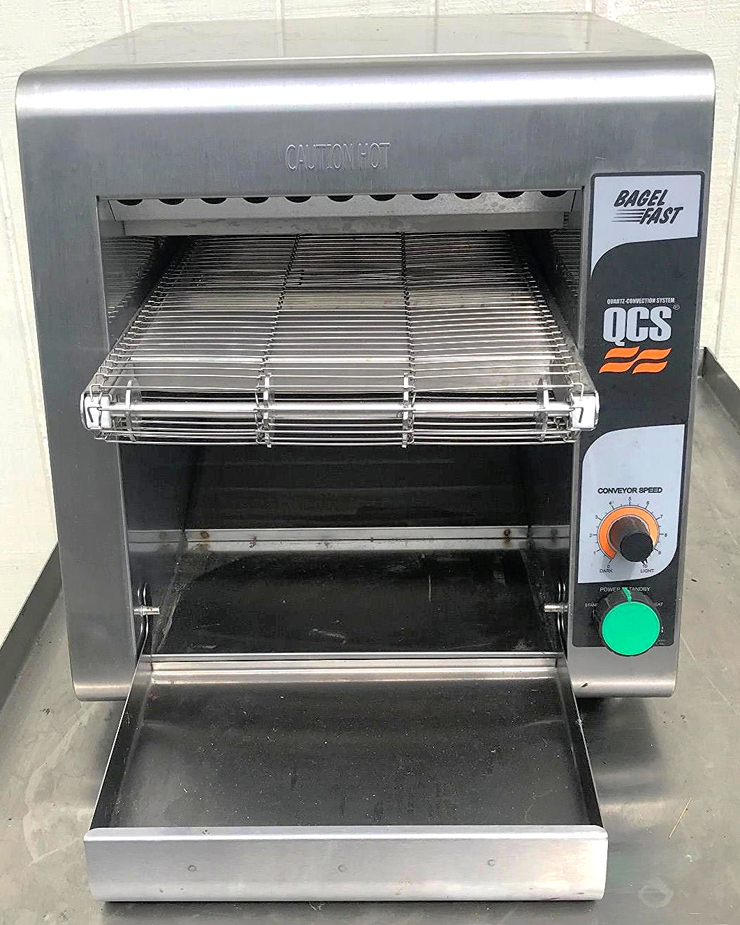 STAR HOLMAN QCS-2-1200B CONVEYOR STYLE COMMERCIAL BAGEL TOASTER 1,200/Hour OVEN