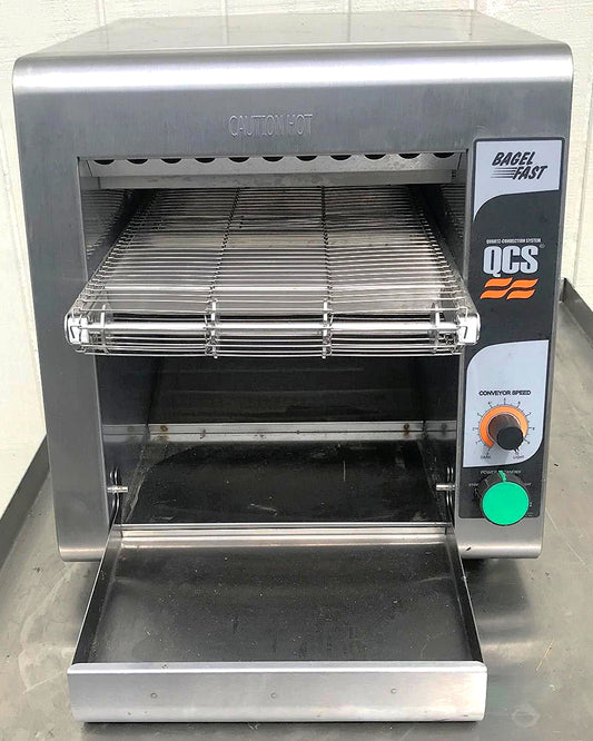 STAR HOLMAN QCS-2-1200B CONVEYOR STYLE COMMERCIAL BAGEL TOASTER 1,200/Hour OVEN