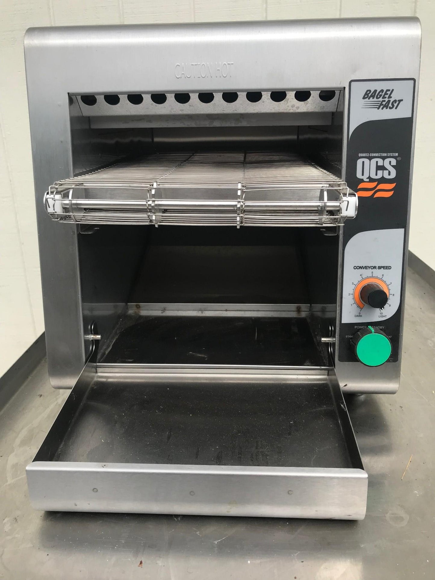 STAR HOLMAN QCS-2-1200B CONVEYOR STYLE COMMERCIAL BAGEL TOASTER 1,200/Hour OVEN