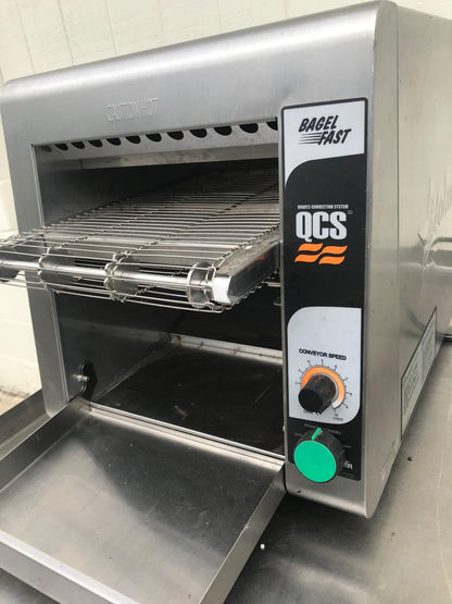 STAR HOLMAN QCS-2-1200B CONVEYOR STYLE COMMERCIAL BAGEL TOASTER 1,200/Hour OVEN