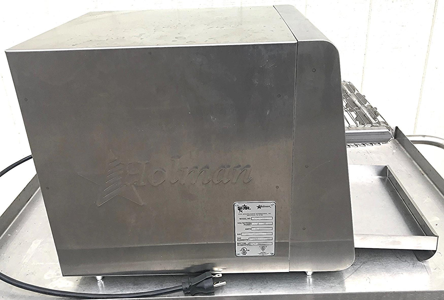 STAR HOLMAN QCS-2-1200B CONVEYOR STYLE COMMERCIAL BAGEL TOASTER 1,200/Hour OVEN