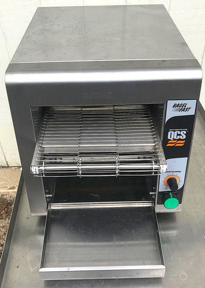 STAR HOLMAN QCS-2-1200B CONVEYOR STYLE COMMERCIAL BAGEL TOASTER 1,200/Hour OVEN