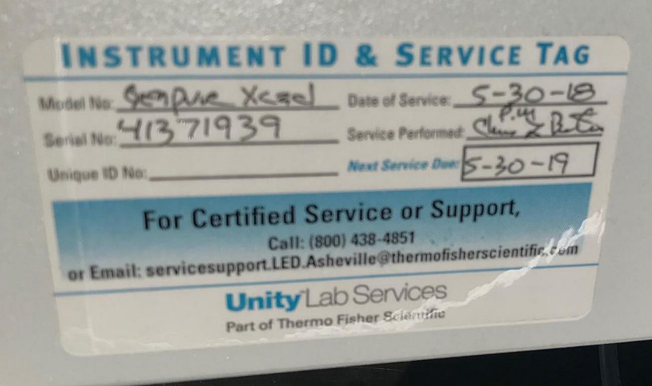 THERMO BARNSTEAD SMART2PURE GenPure xCAD LED UV-TOC/UF PLUS WATER PURIFICATION