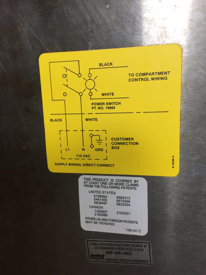 REVENT 7801 COMMERCIAL CONVECTION STEAM OVEN KITCHEN 1 Phase  FREE SHIPPING
