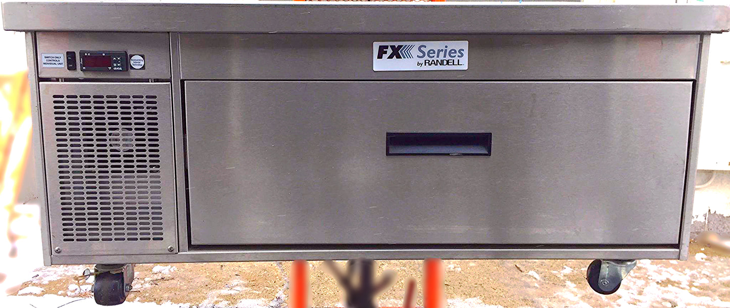 UNIFIED BRANDS RANDELL FX SERIES COUNTER REFRIGERATOR FREEZER w/ MANUAL FREESHIP