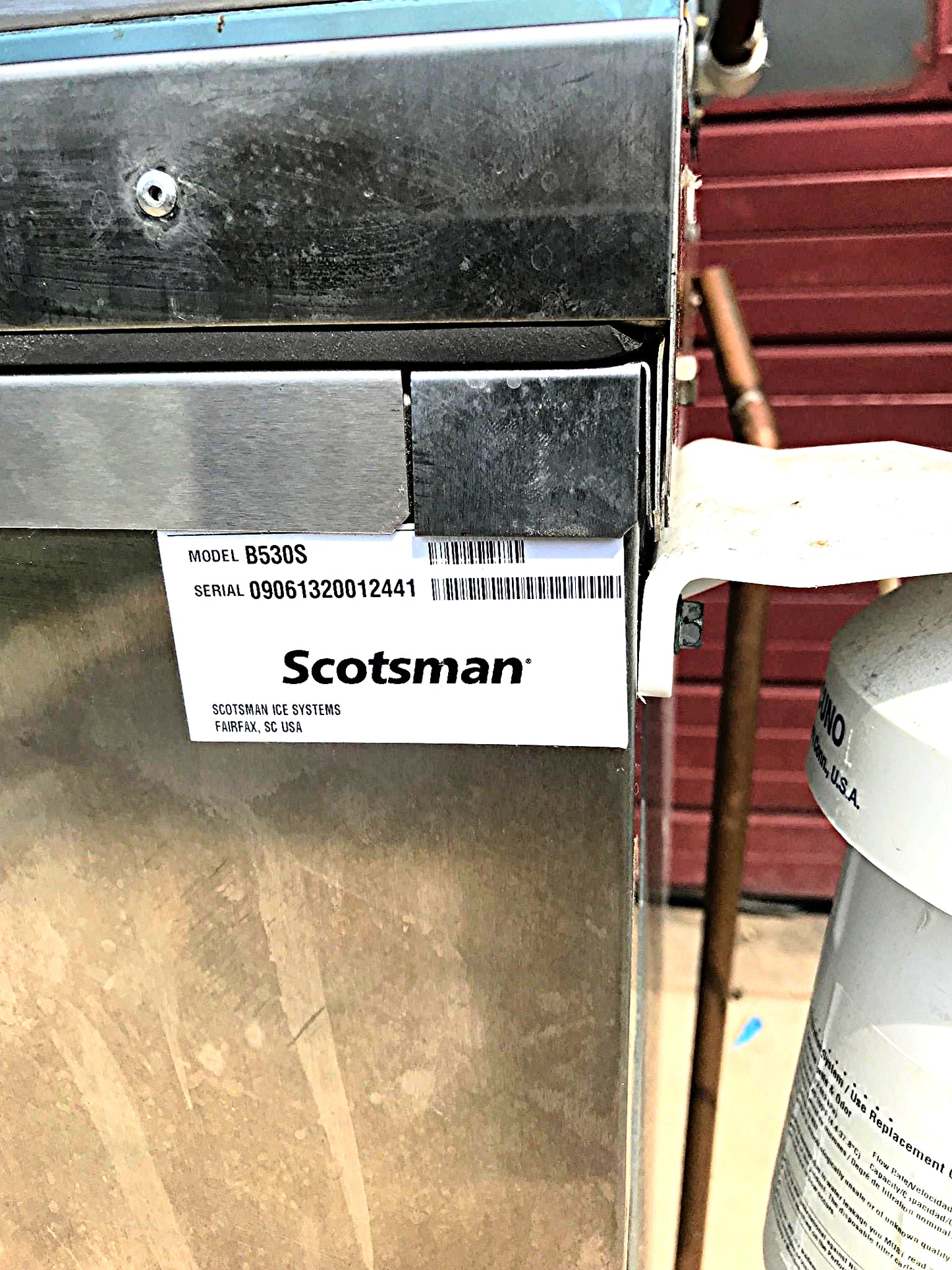 SCOTSMAN FME804AS-1B AIR COOLED FLAKER 760lbs ICEday ICE MAKER with BIN FREESHIP