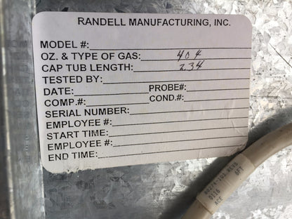 UNIFIED BRANDS RANDELL FX SERIES COUNTER REFRIGERATOR FREEZER w/ MANUAL FREESHIP