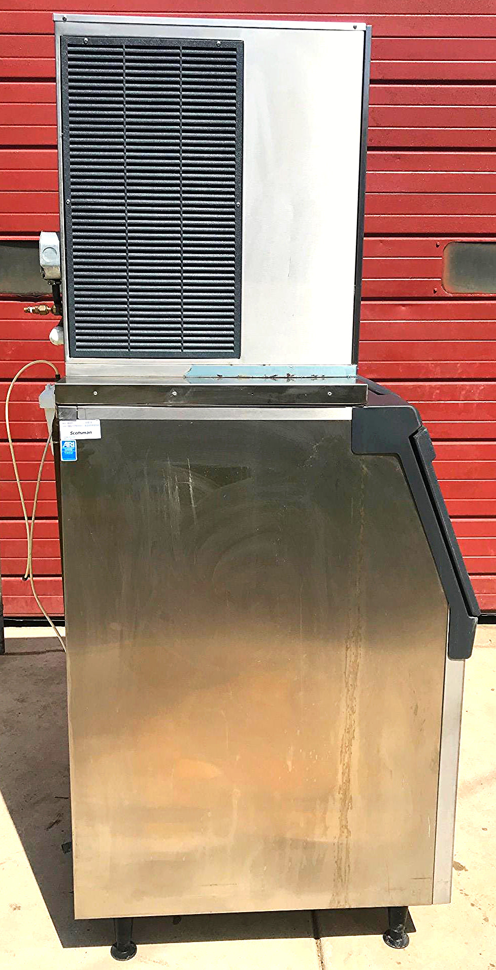 SCOTSMAN FME804AS-1B AIR COOLED FLAKER 760lbs ICEday ICE MAKER with BIN FREESHIP