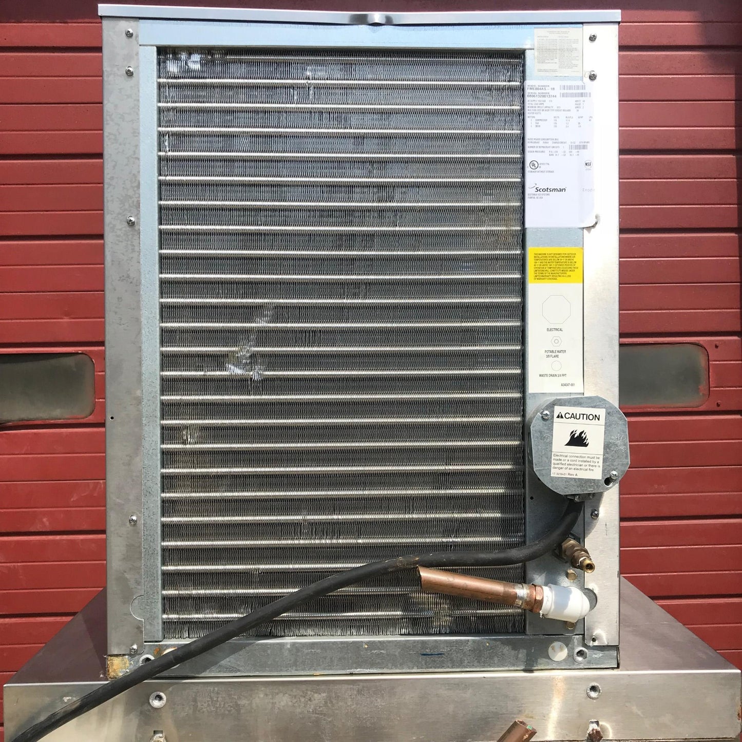 SCOTSMAN FME804AS-1B AIR COOLED FLAKER 760lbs ICEday ICE MAKER with BIN FREESHIP