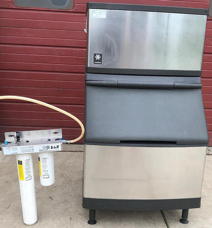 MANITOWOC QY0285W 285lbs/Day HALF DICE WATER COOLED ICE MAKER S400 BIN FREE SHIP