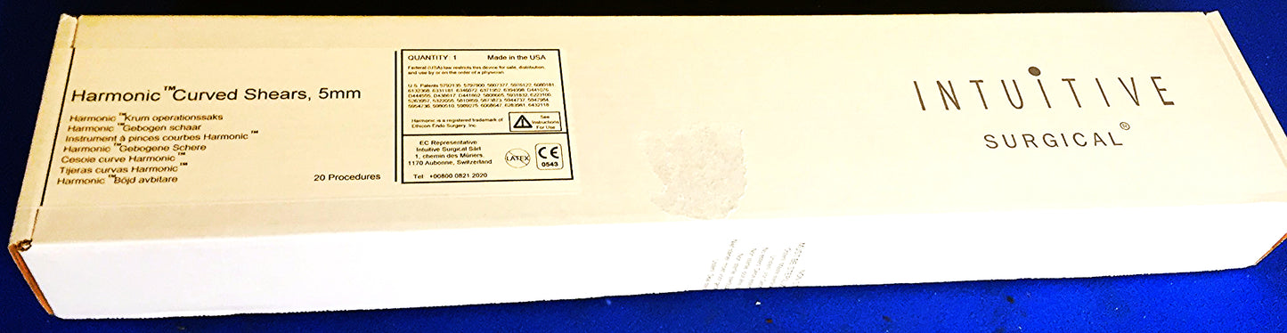 BNEW HARMONIC CURVED SHEARS 5mm ENDOWRIST INSTRUMENT INTUITIVE SURGICAL FREESHIP