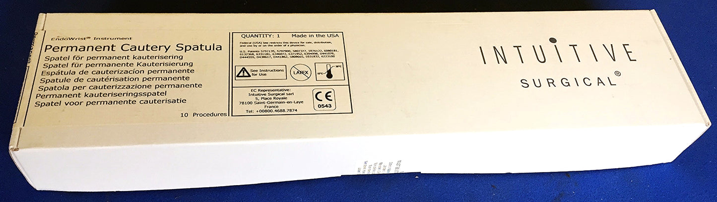 B.NEW PERMANENT CAUTERY SPATULA ENDOWRIST INSTRUMENT INTUITIVE SURGICAL FREESHIP