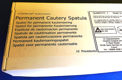 B.NEW PERMANENT CAUTERY SPATULA ENDOWRIST INSTRUMENT INTUITIVE SURGICAL FREESHIP