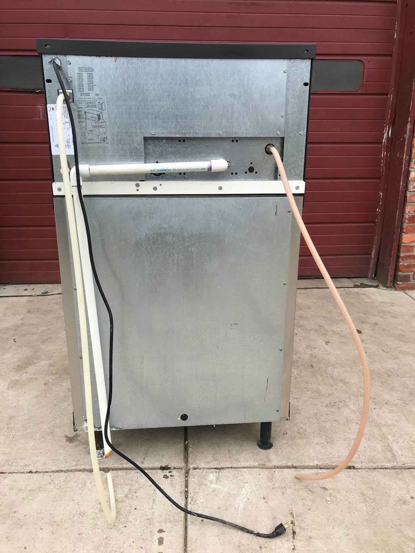 MANITOWOC QY0285W 285lbs/Day HALF DICE WATER COOLED ICE MAKER S400 BIN FREE SHIP