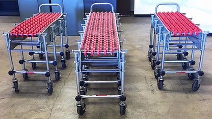 41 FEET of NESTAFLEX - 175 EXPANDABLE FLEXIBLE PORTABLE CONVEYOR BELT