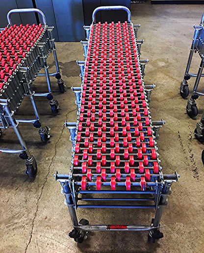 41 FEET of NESTAFLEX - 175 EXPANDABLE FLEXIBLE PORTABLE CONVEYOR BELT