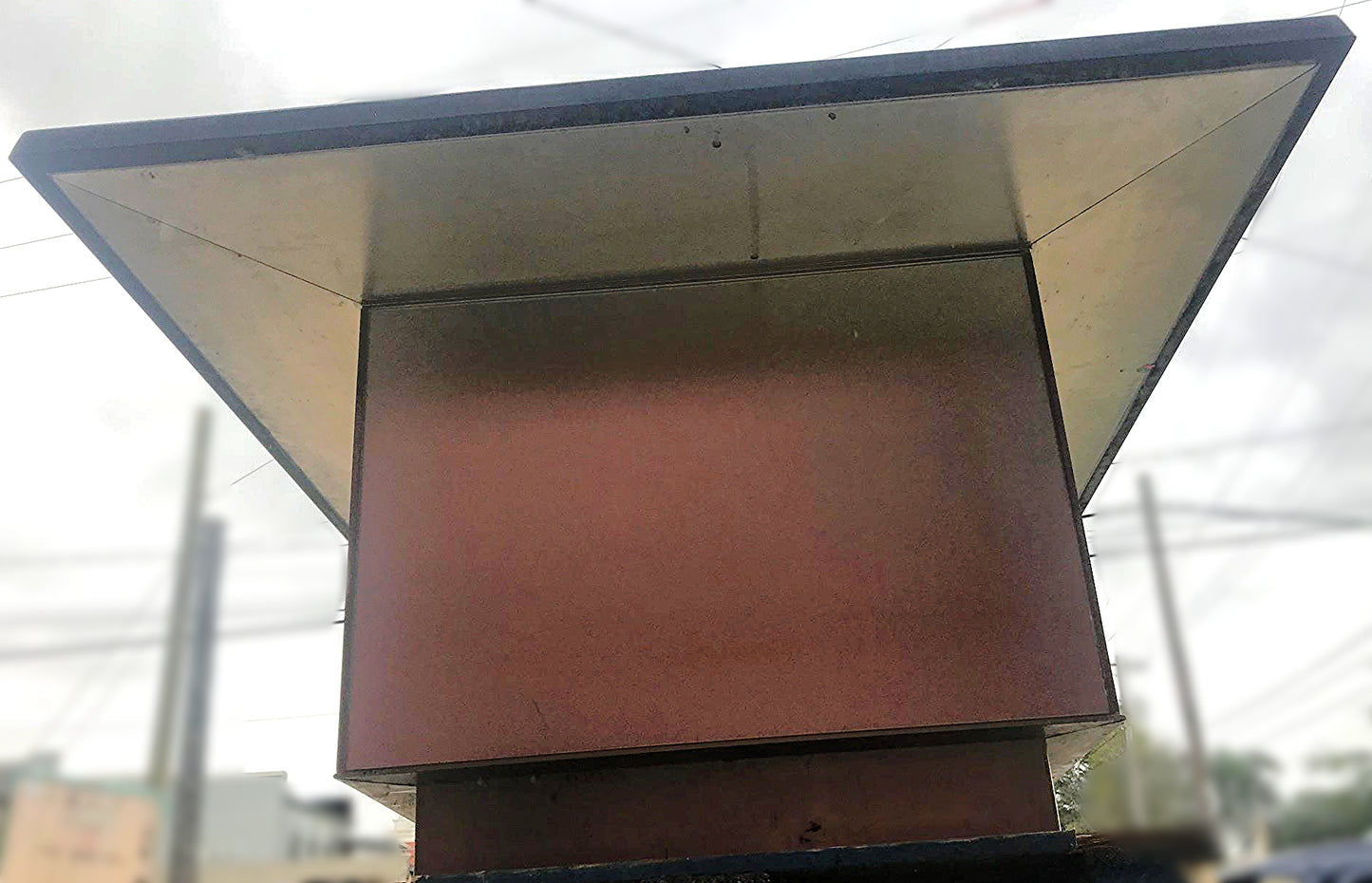 COVIDPICKUP DISPLAY MERCHANDISER 5x5' Foot BLACK GRANITE MEETING ISLAND FREESHIP