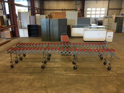 41 FEET of NESTAFLEX - 175 EXPANDABLE FLEXIBLE PORTABLE CONVEYOR BELT