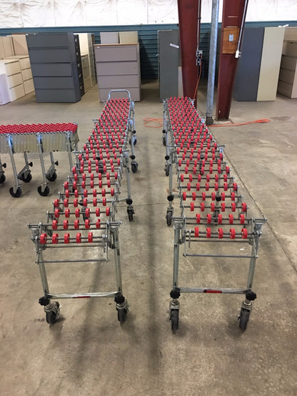 41 FEET of NESTAFLEX - 175 EXPANDABLE FLEXIBLE PORTABLE CONVEYOR BELT