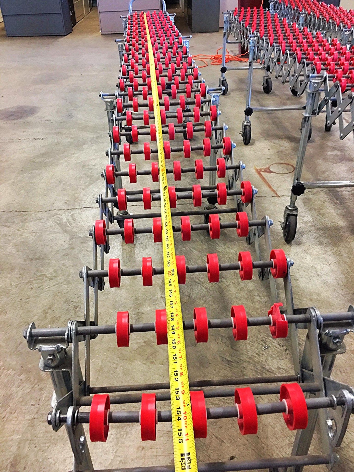 41 FEET of NESTAFLEX - 175 EXPANDABLE FLEXIBLE PORTABLE CONVEYOR BELT