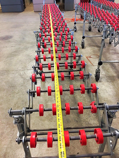 41 FEET of NESTAFLEX - 175 EXPANDABLE FLEXIBLE PORTABLE CONVEYOR BELT
