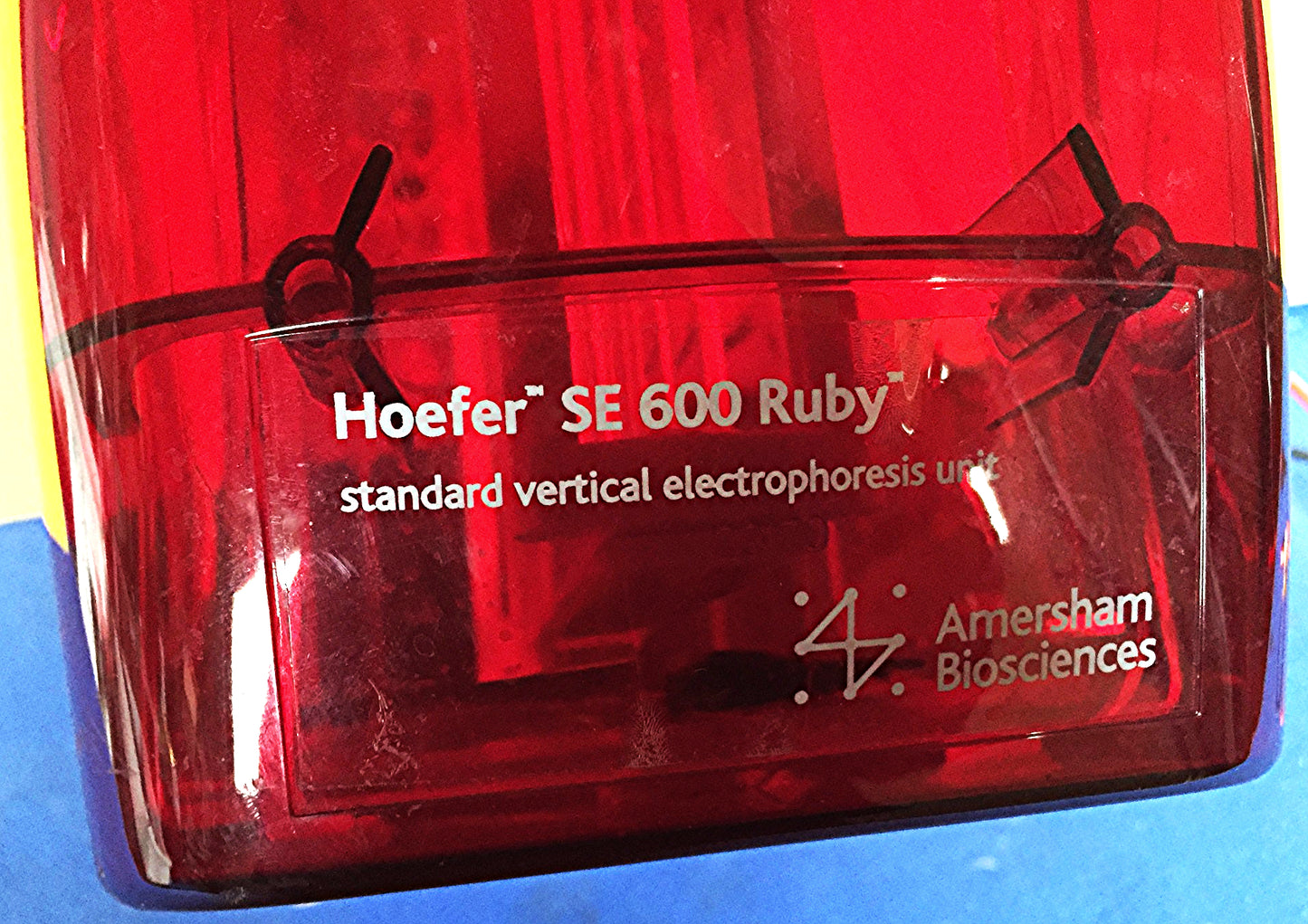 AMERSHAM HOEFER SE 600 RUBY VERTICAL Dual Cooled ELECTROPHORESIS GEL FREE SHIP