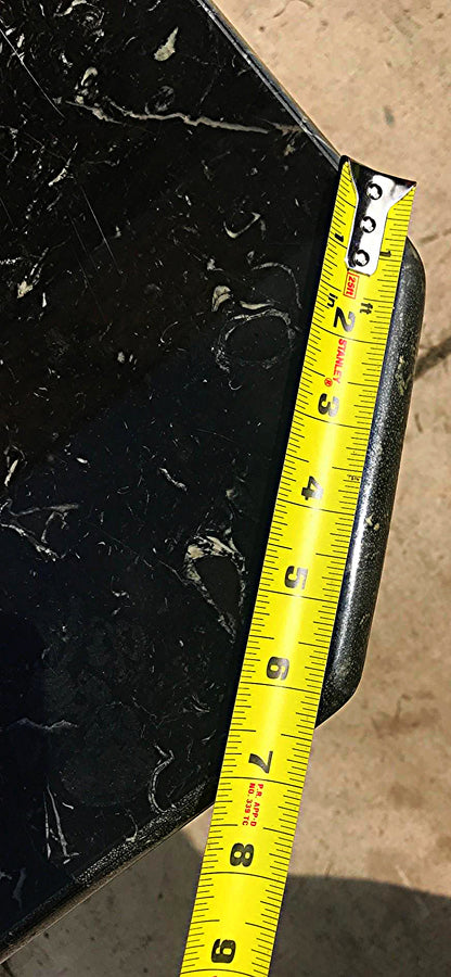 BLACK MARBLE TABLE CONSOLE with Base FREE SHIP