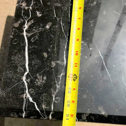 BLACK MARBLE TABLE CONSOLE with Base FREE SHIP