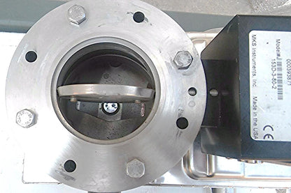 MKS TYPE 153 153D-3-80-2 Throttle Valve Controller Control Working Great Wafer