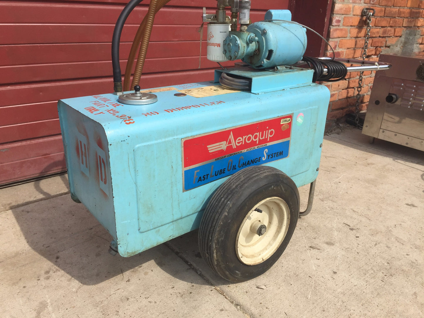 EATON AEROQUIP FAST LUBE OIL CHANGE FLOCS Speed Oil Recovery System FREE SHIPPIN